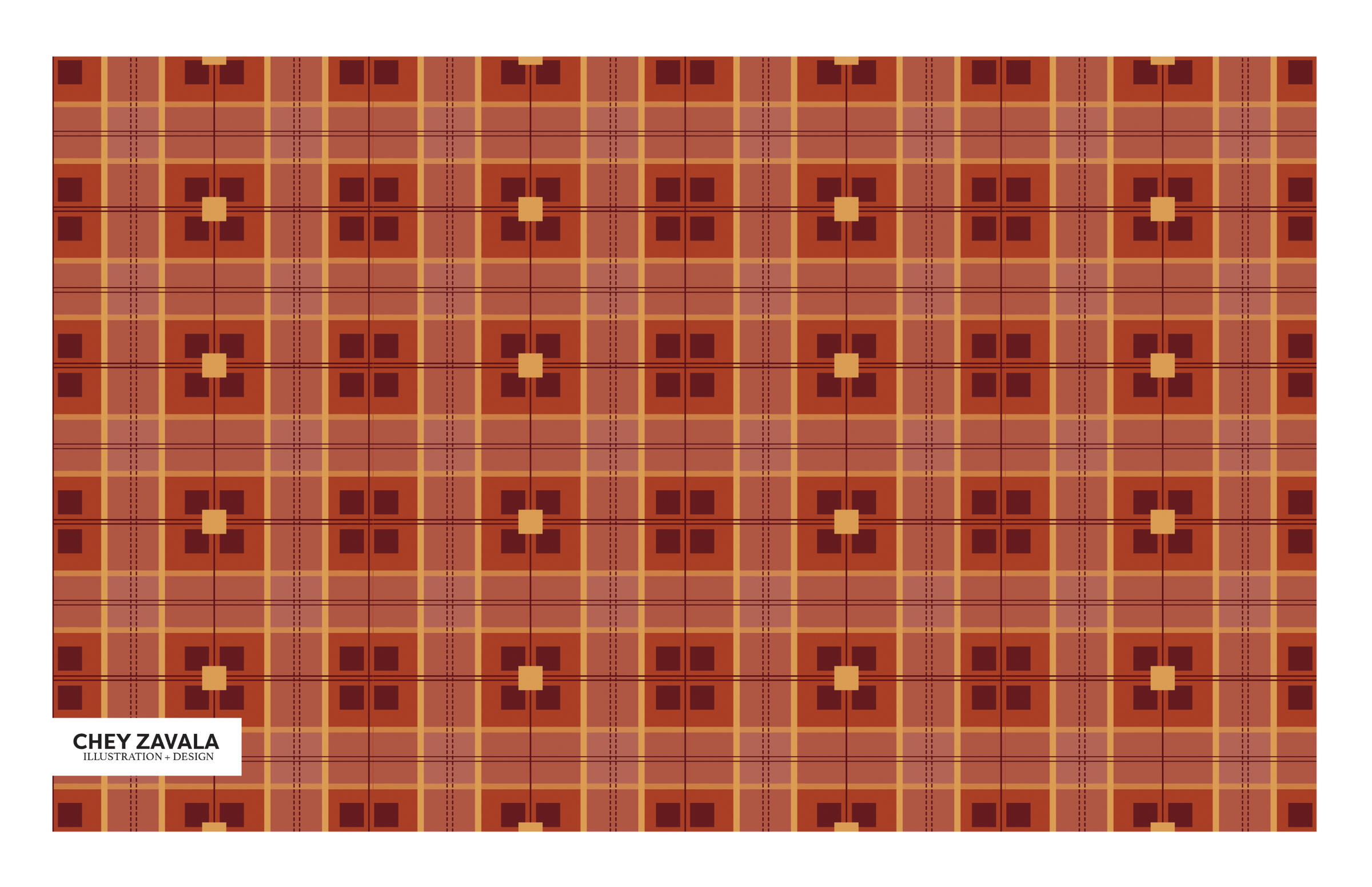 A nostalgic plaid inspired by the luxury brand, Chloé.