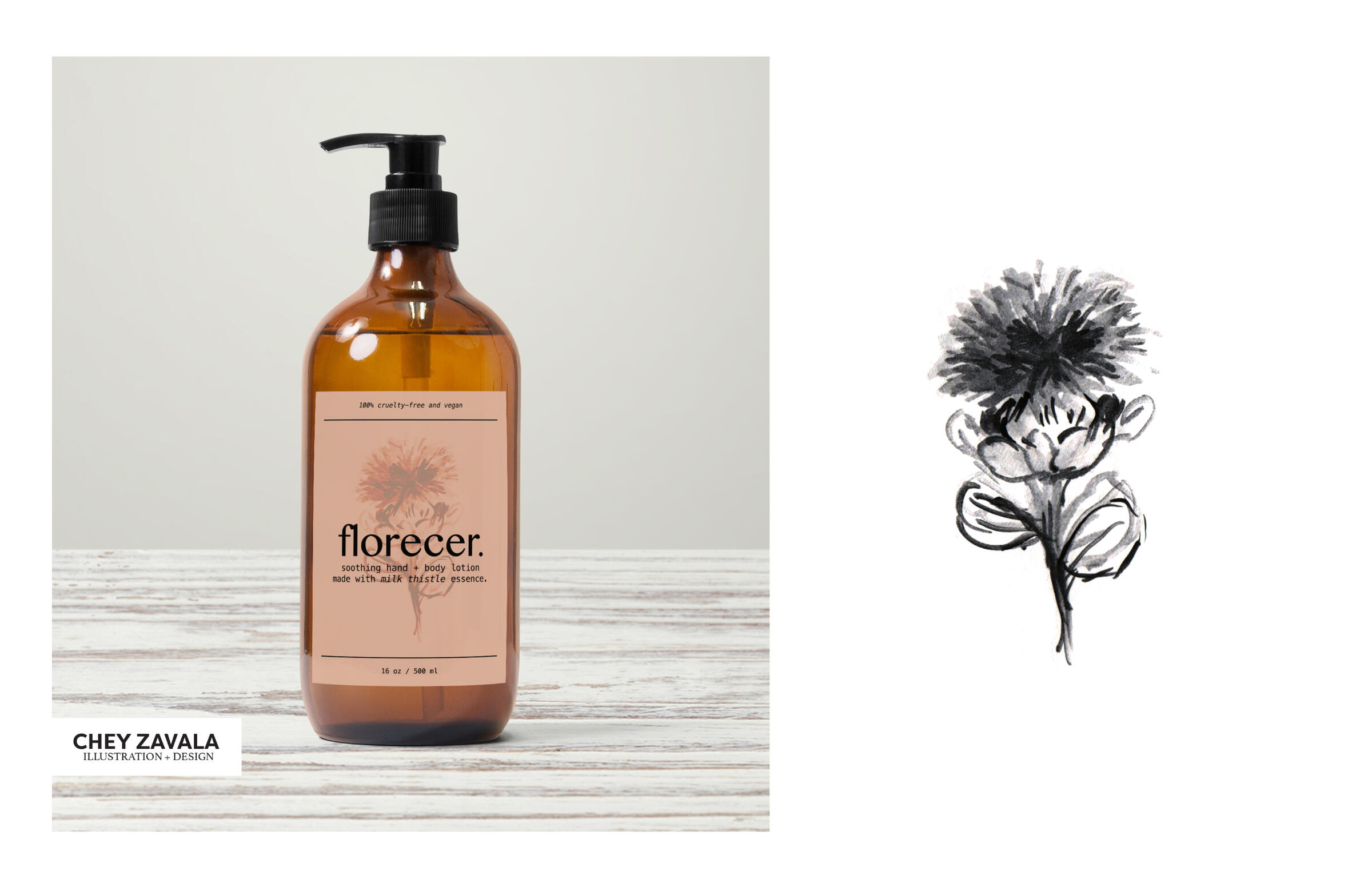 Packaging Concept - Florecer Hand Lotion